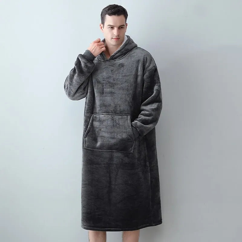 Peignoir kimono homme à capuche élégant et confortable Peignoir et bain