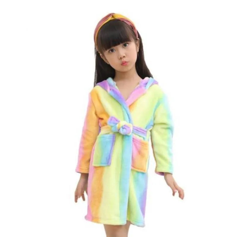 Peignoir licorne assorti pour mère et fille rêveuses 10 ans Peignoir et bain