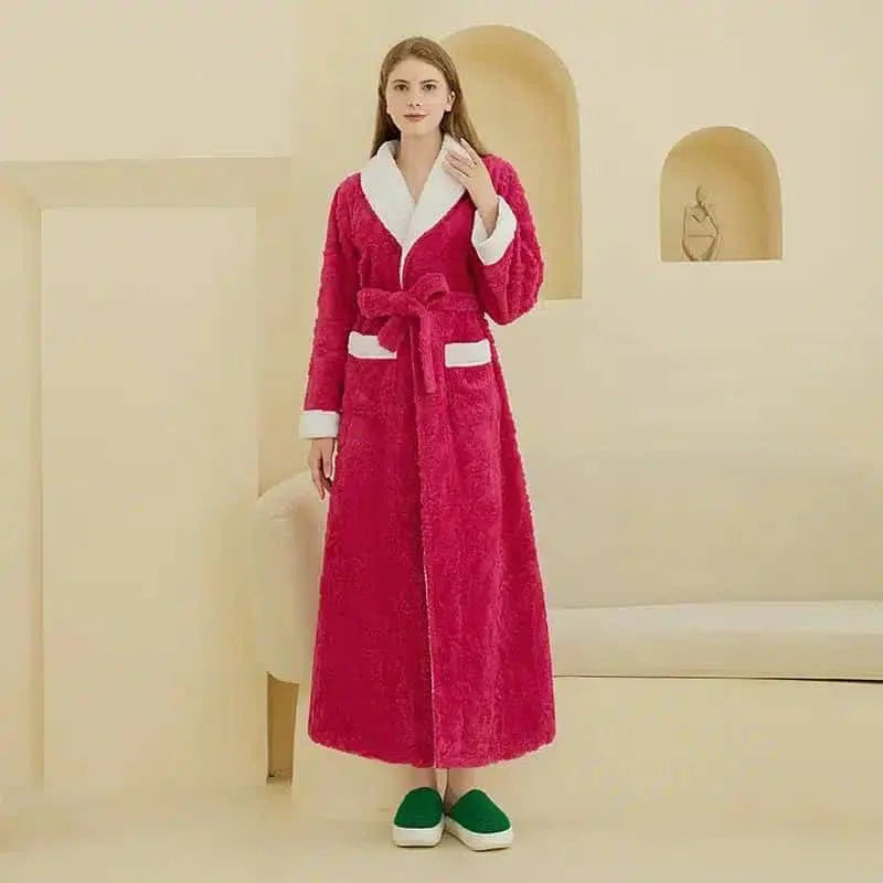 Peignoir luxueux long unisexe style élégant Peignoir et bain