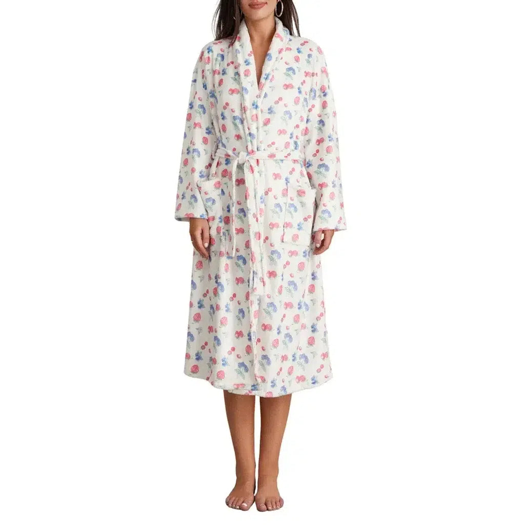 Peignoir motifs fleuris cocooning pour femme 1 / s Peignoir et bain