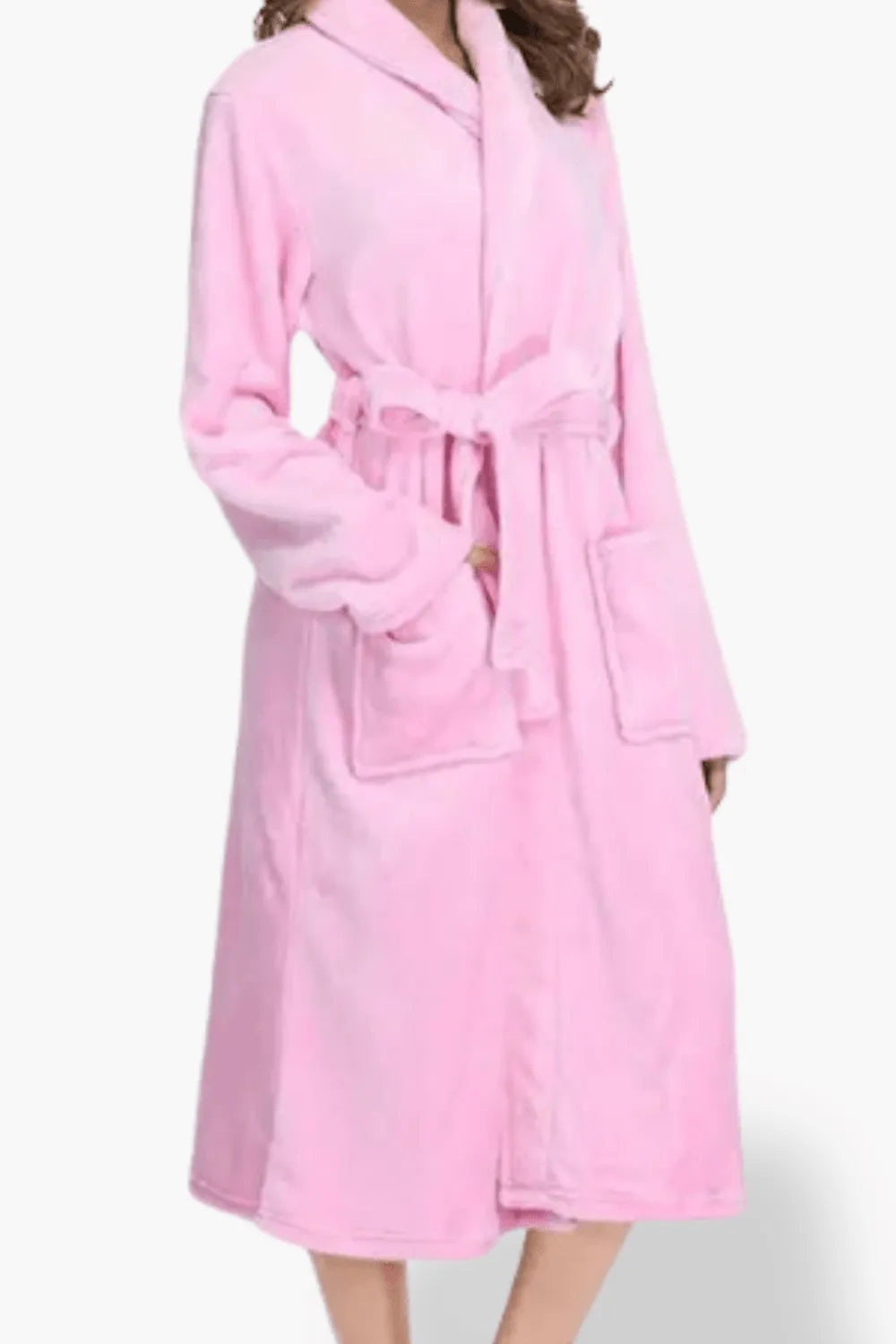 Peignoir plaid cocooning pour soirées d'hiver