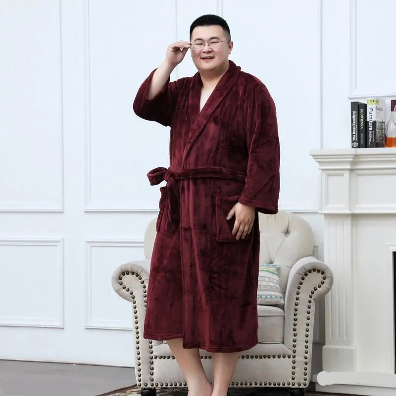 Peignoir plaid chic pour homme style détente rouge / xl Peignoir et bain