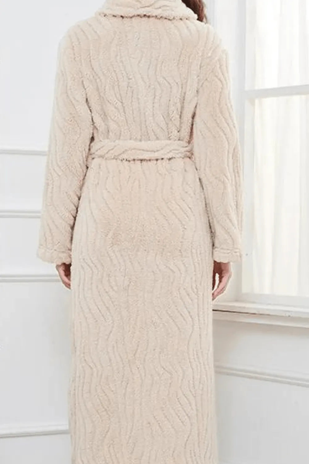 Peignoir plaid cocooning pour femme cozy et élégant