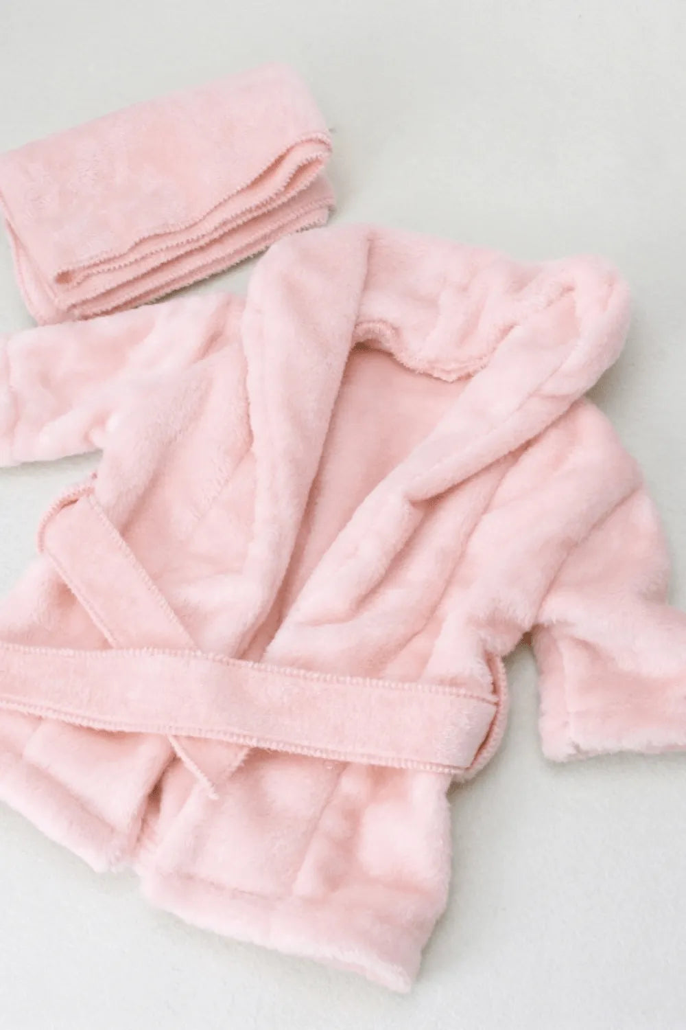 Peignoir doux bébé pour l'hiver ambiance câline