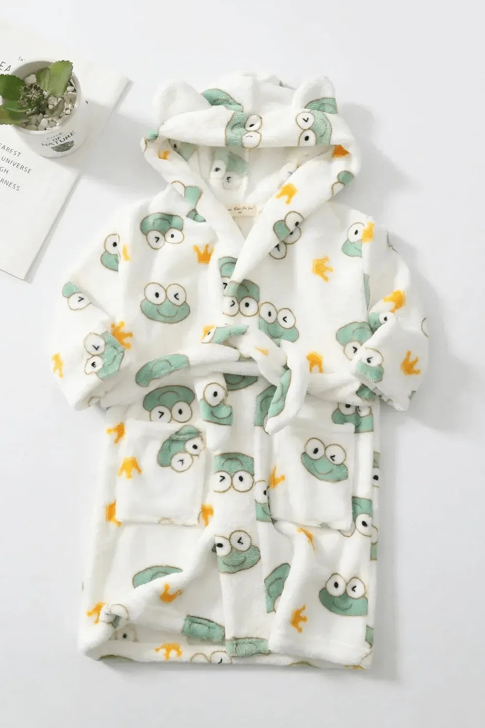 Peignoir tout doux pour enfant ambiance hivernale