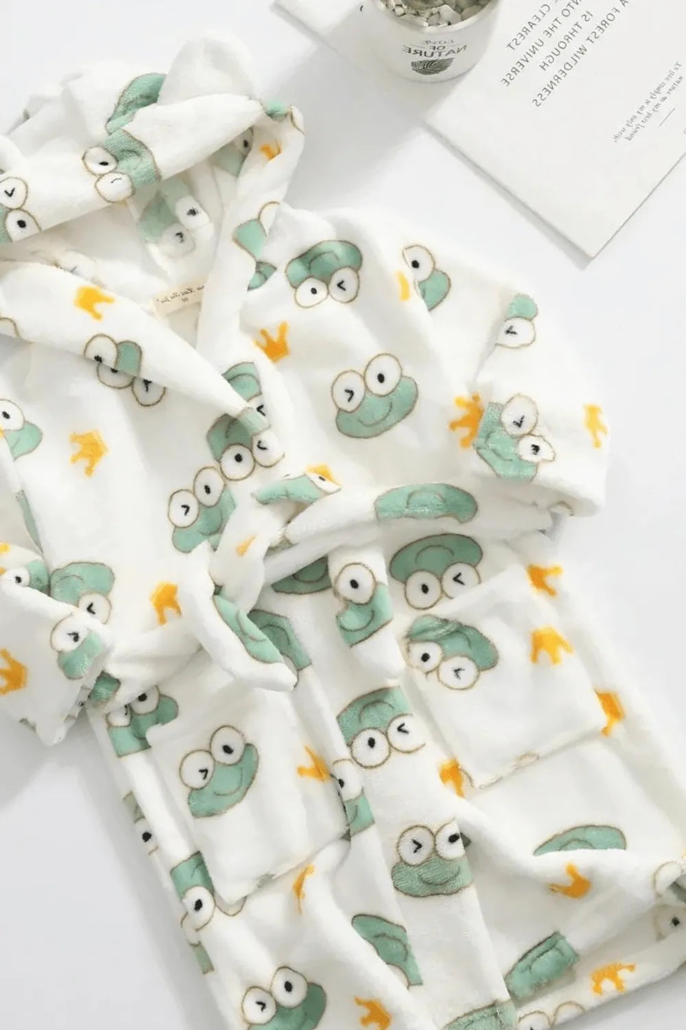 Peignoir tout doux pour enfant ambiance hivernale