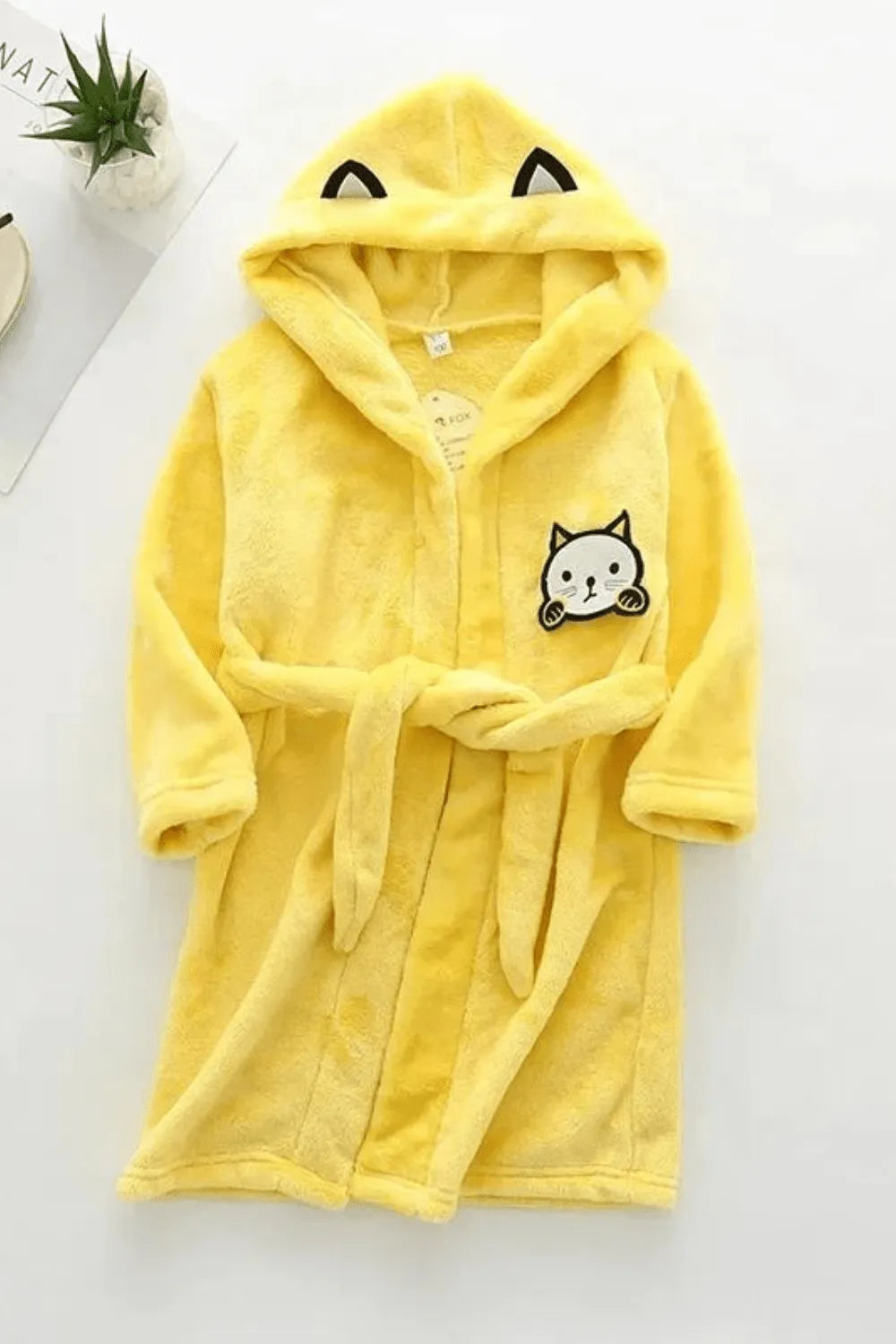 Peignoir douillet pour fille ambiance hivernale