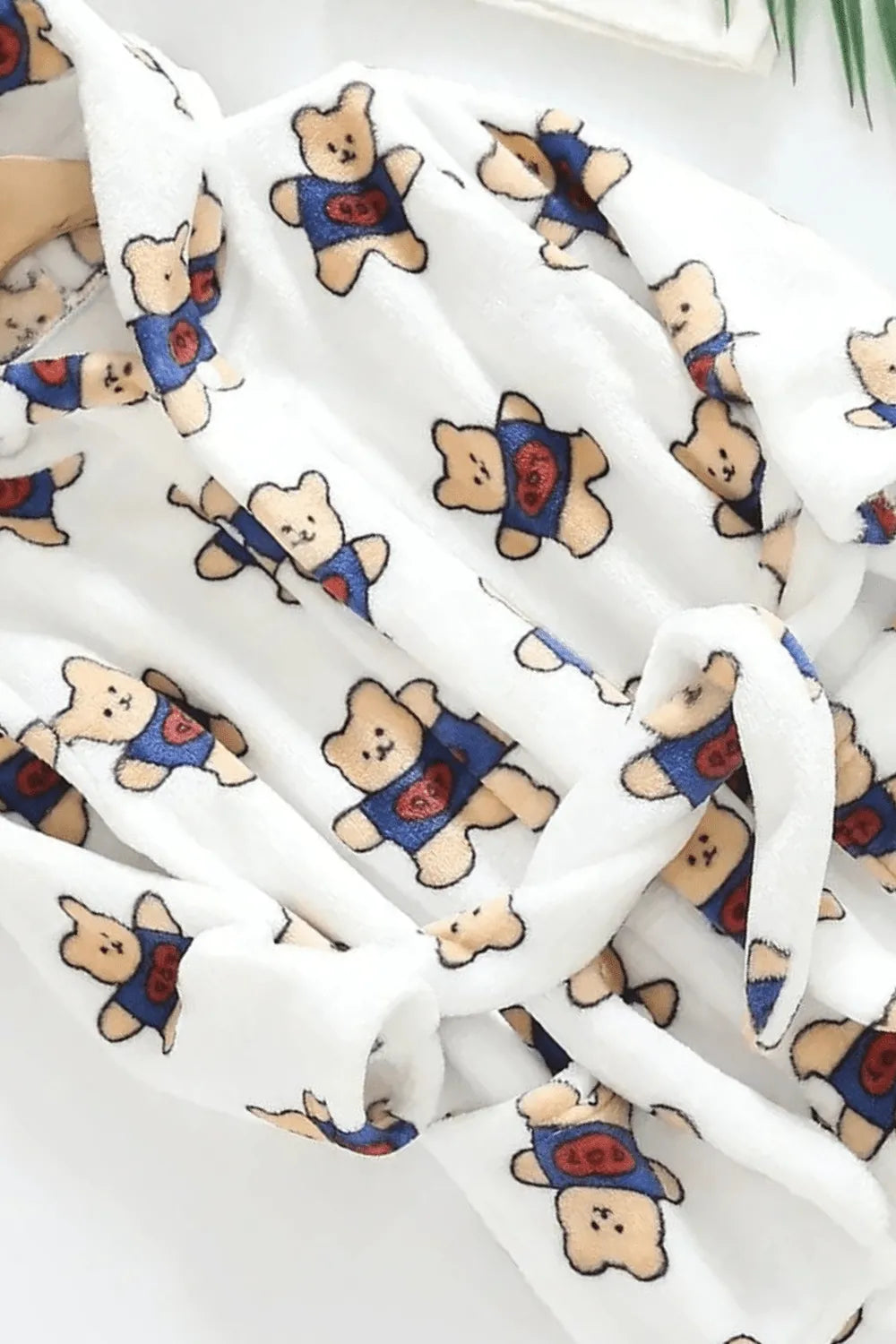 Peignoir garçon douillet pour l'hiver ambiance cocooning