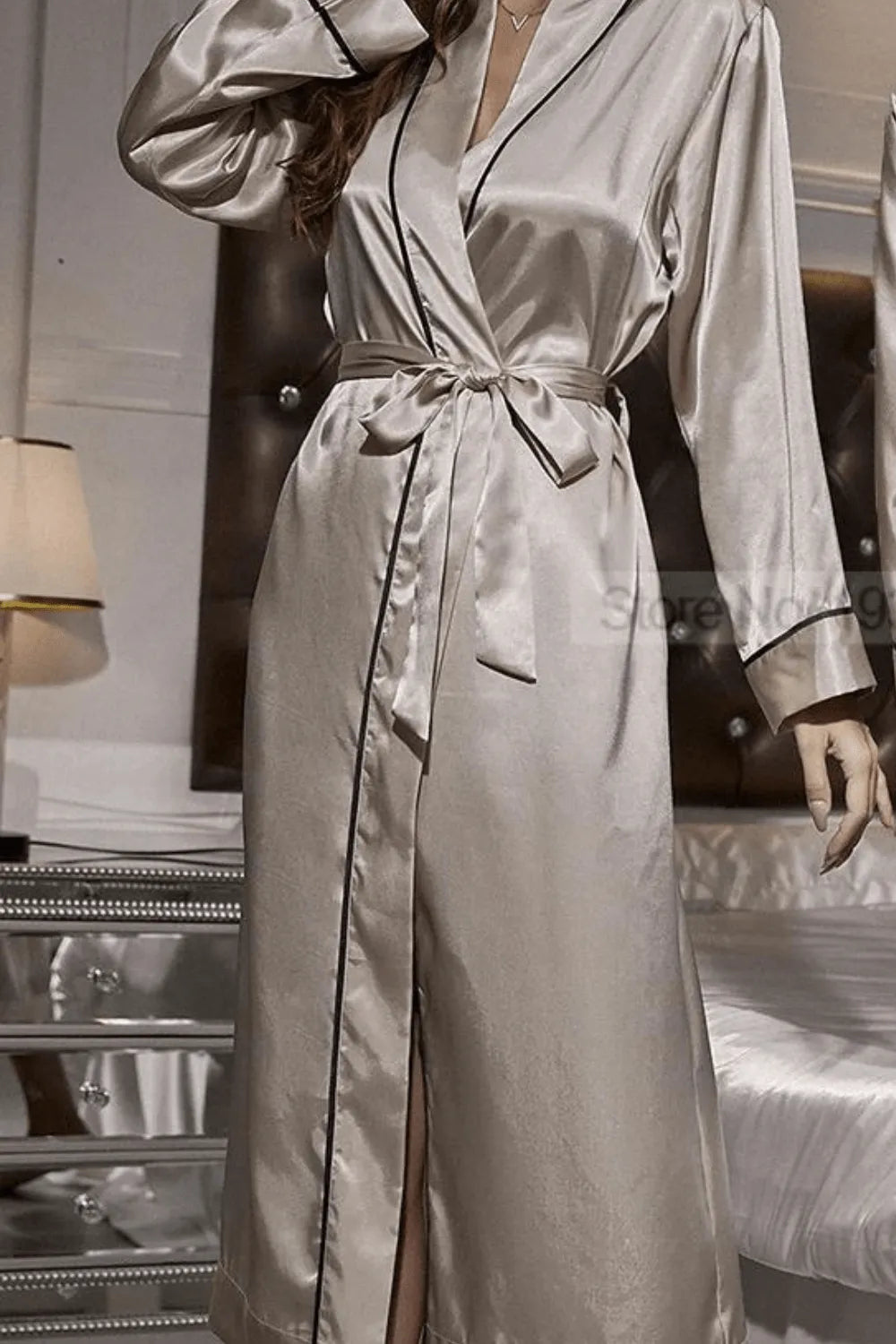 Peignoir doux économique pour femme ambiance cocooning