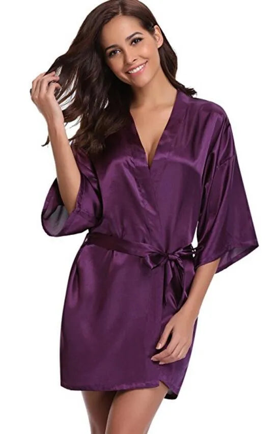 Peignoir sexy élégant pour femmes soirées romantiques Peignoir et bain