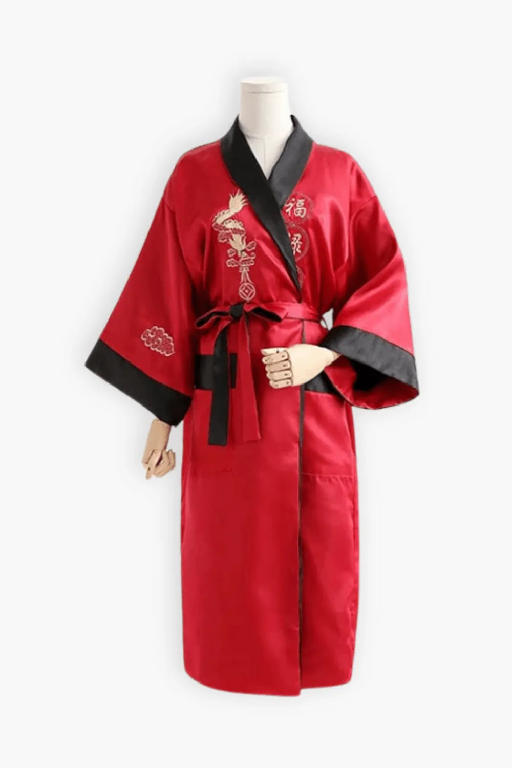 Peignoir traditionnel asiatique femme élégante Taille unique Peignoir et bain