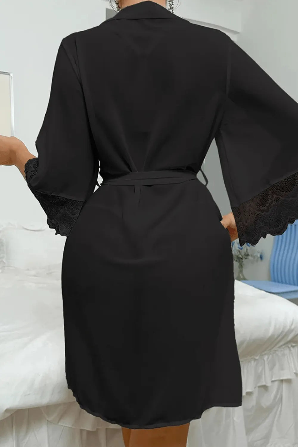 Peignoir transparent élégant pour moments sensuels