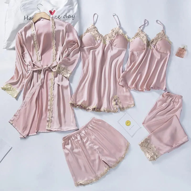 Peignoir vintage contrasté femme élégance rétro Peignoir et bain